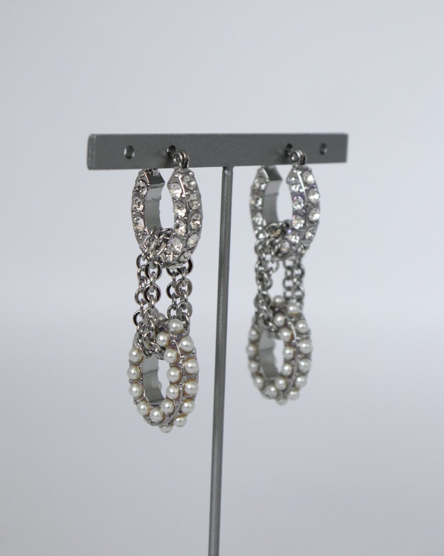 Chandelier Chain Pierce<br>(GD/SV)