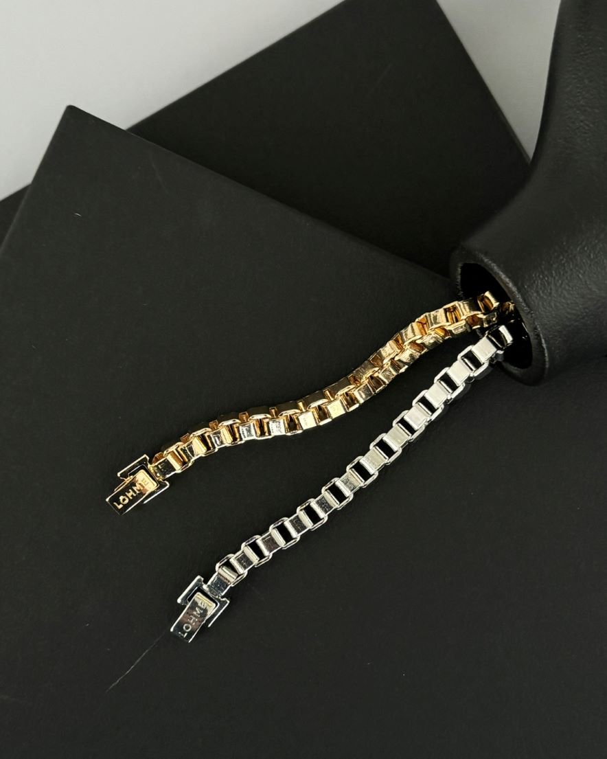 Piece Chain Bracelet<br>(GD/SV)
