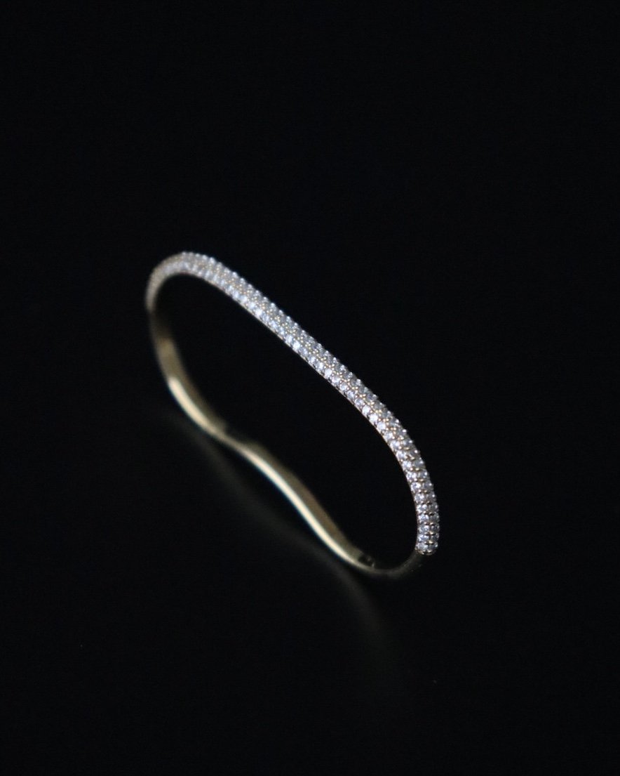 Bijoux Double Finger Ring SV925<br>(GD/SV)