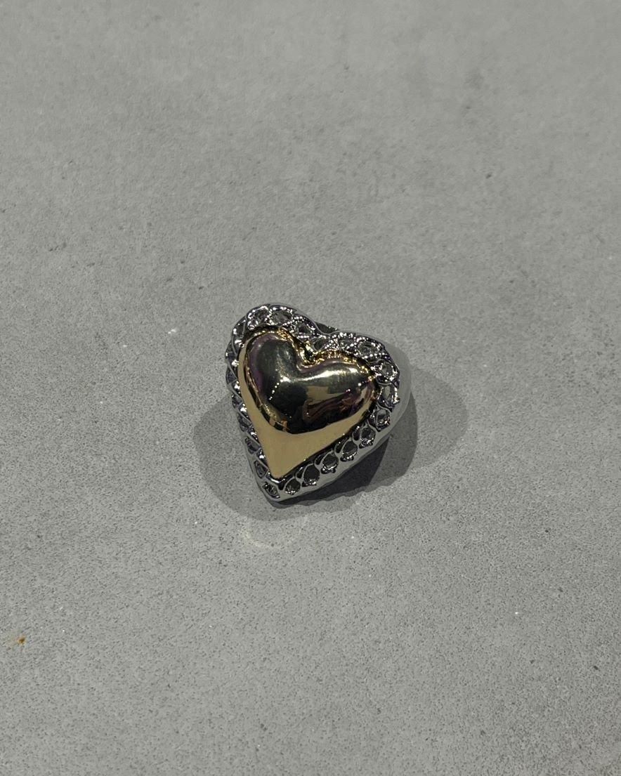 LOHME Heart Chain Ring Pierce ローム　リング LOHME 指輪 リング 「LOHME/ローム」Impact Heart Chain Ring