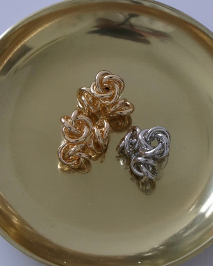 Flower Knot Pierce<br>(GD/SV)