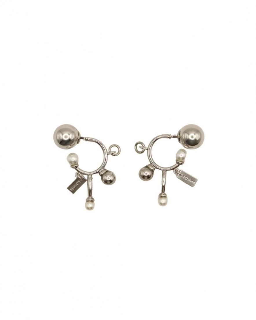 Orbit Drape Hoop Pierce<br>(GD/SV)