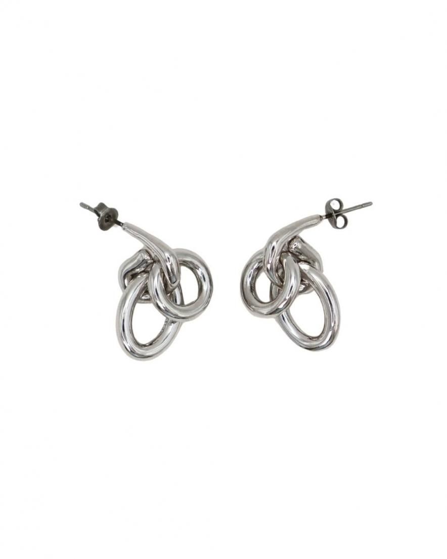 Circle Chain Hoop Pierce<br>(GD/SV)