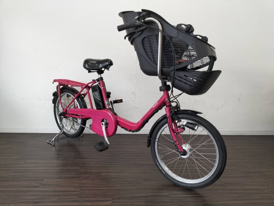 超歓迎された】 Panasonic 電動自転車 子供乗せ ピンク 目立つ 電動 