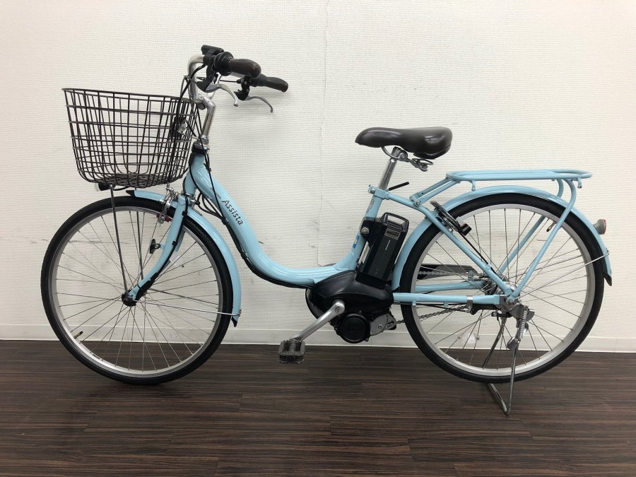 電動自転車　ブリヂストン　アシスタ　24インチ　ライトブルー　8.7ah　2014年頃　№0266 - 国産・中古電動自転車の販売なら  MIZOCOOL（ミゾクール）