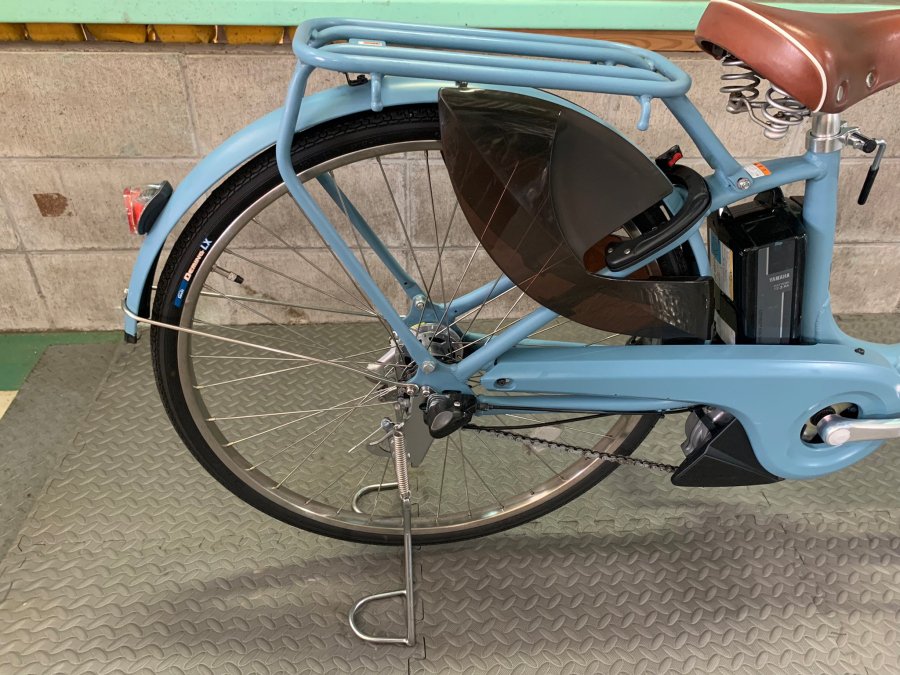 電動自転車 ヤマハ PAS With 26インチ 水色 12.3ah 2017年頃 前後タイヤ新品 №4062 - 国産・中古電動自転車の販売なら  MIZOCOOL（ミゾクール）