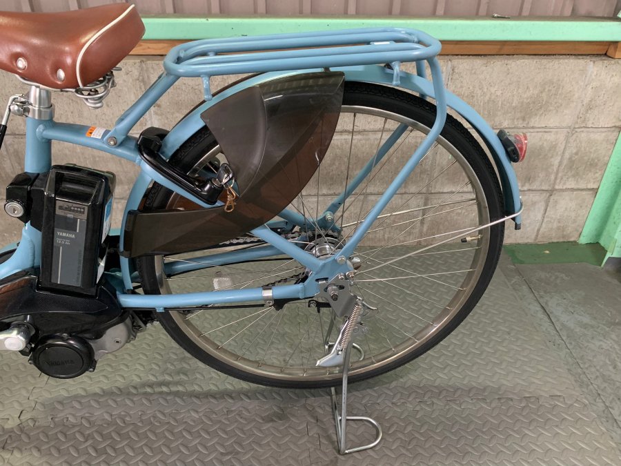 電動自転車 ヤマハ PAS With 26インチ 水色 12.3ah 2017年頃 前後タイヤ新品 №4062 - 国産・中古電動自転車の販売なら  MIZOCOOL（ミゾクール）