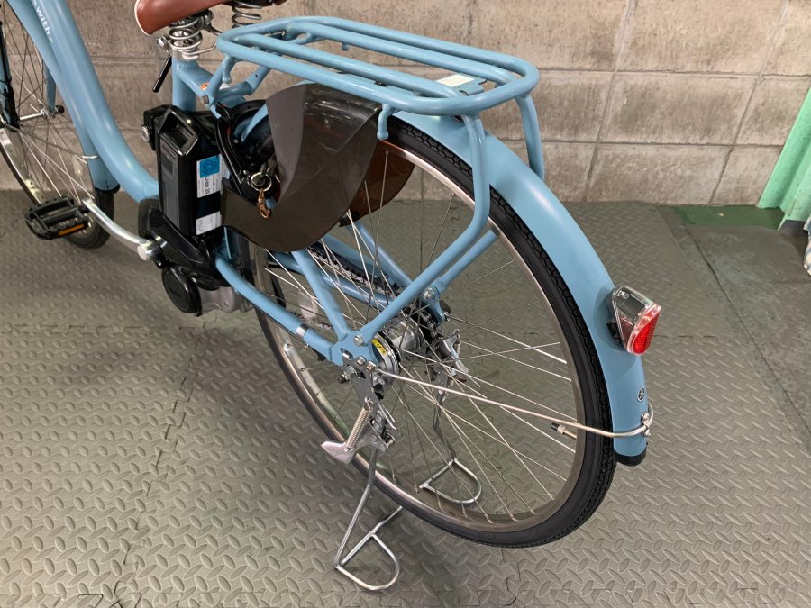 電動自転車 ヤマハ PAS With 26インチ 水色 12.3ah 2017年頃 前後タイヤ新品 №4062 - 国産・中古電動自転車の販売なら  MIZOCOOL（ミゾクール）