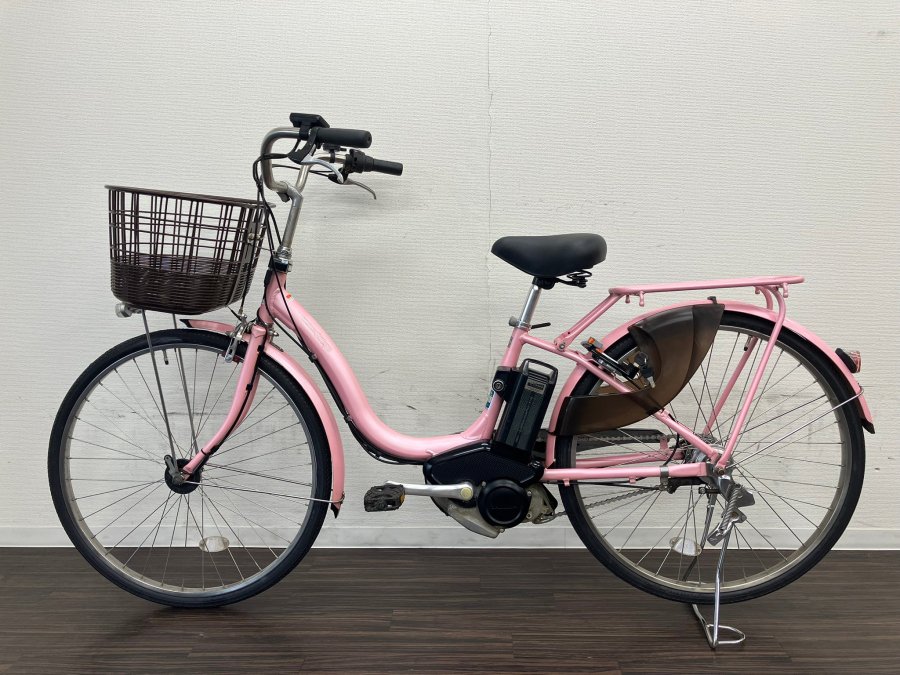 電動自転車 ヤマハ Pasnatura 26インチ ピンク 8.7ah 2014年頃 №0329 - 国産・中古電動自転車の販売なら  MIZOCOOL（ミゾクール）