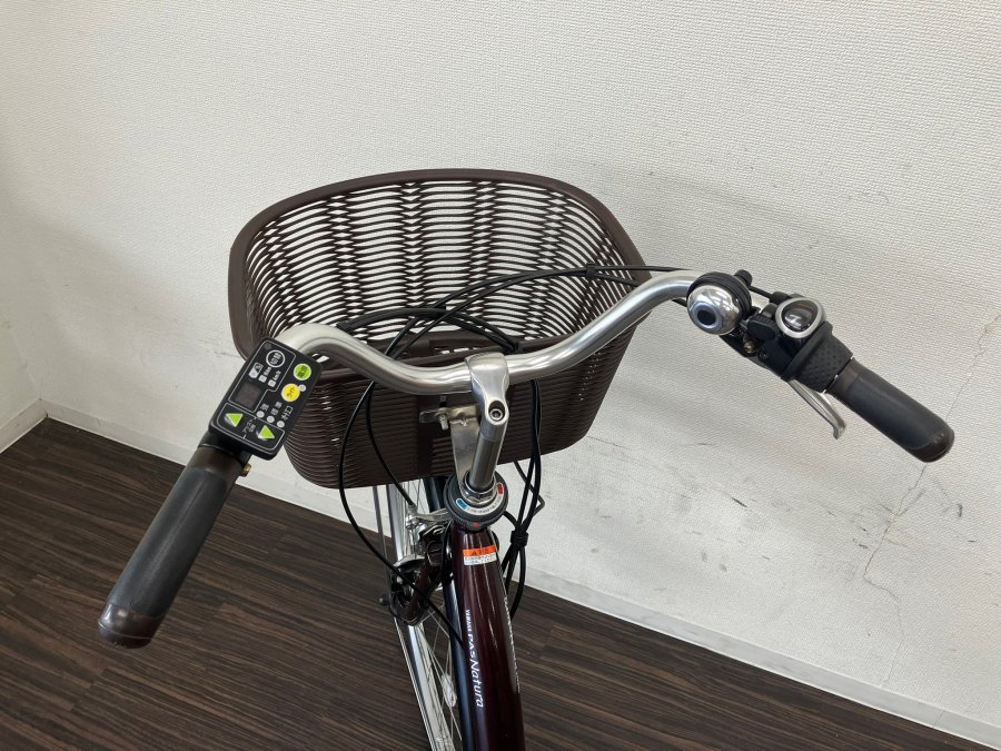 電動自転車 ヤマハ パスナチュラ 26インチ ブラウン 8.7ah 2014年頃 前後タイヤ新品 №0334 - 国産・中古電動自転車の販売なら  MIZOCOOL（ミゾクール）