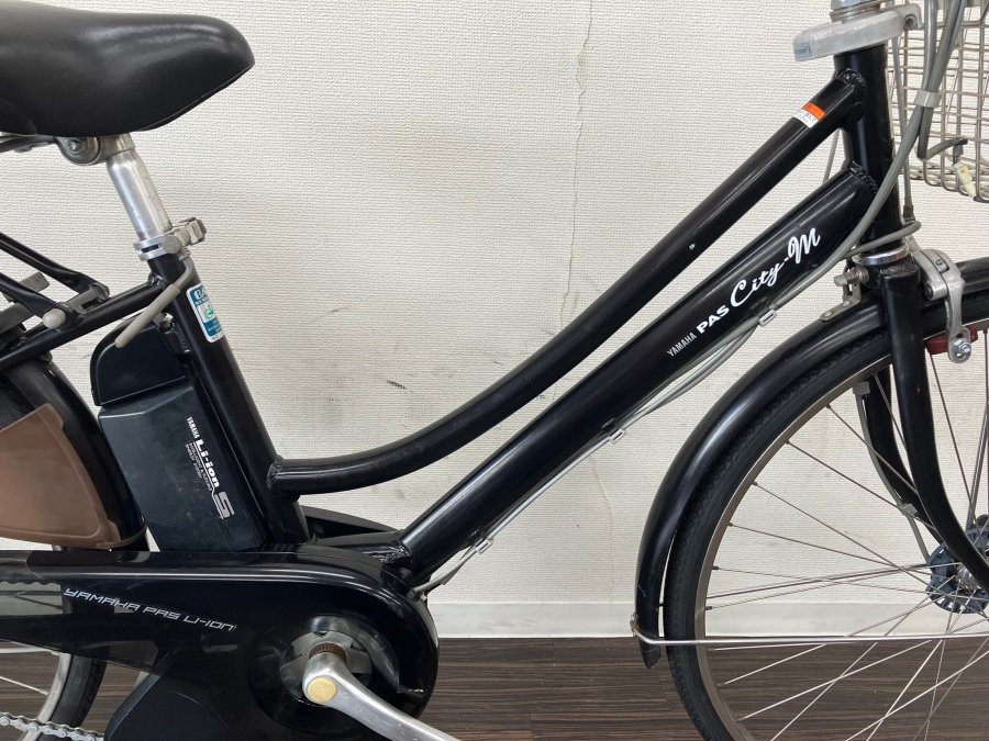 電動自転車 ヤマハ PAS City-m 26インチ ブラック 6ah 2010年頃 №0332 - 国産・中古電動自転車の販売なら  MIZOCOOL（ミゾクール）