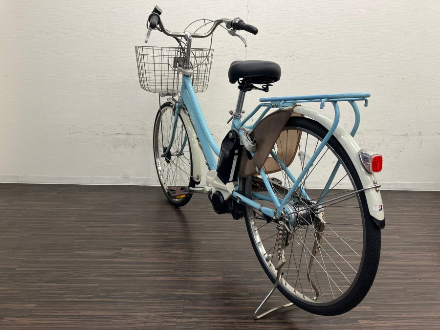 電動自転車 ブリヂストン アシスタステラ 26インチ ライトブルー 6ah 2010年頃 №0337 - 国産・中古電動自転車の販売なら  MIZOCOOL（ミゾクール）