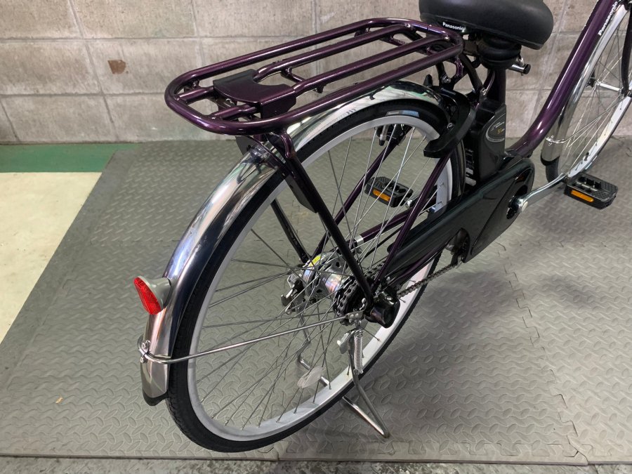 電動自転車 パナソニック ビビTX 26インチ パープル 6.6ah 2010年頃 №4145 - 国産・中古電動自転車の販売なら  MIZOCOOL（ミゾクール）