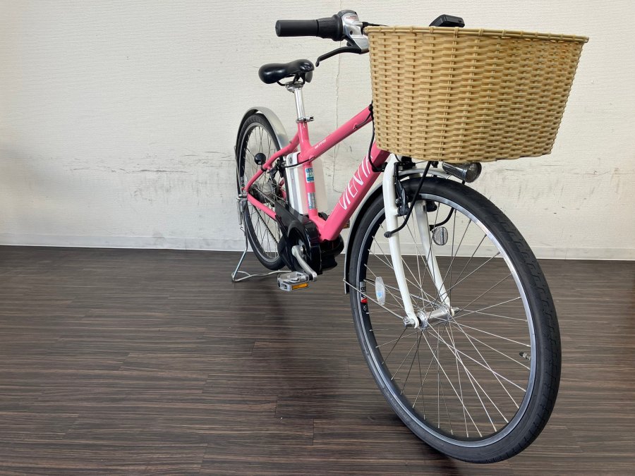 電動自転車 ヤマハ PAS VIENTA 26インチ ピンク 8.1ah 2012年頃 №4120 値下げしました！ 79800円 → 59800円  - 国産・中古電動自転車の販売なら MIZOCOOL（ミゾクール）