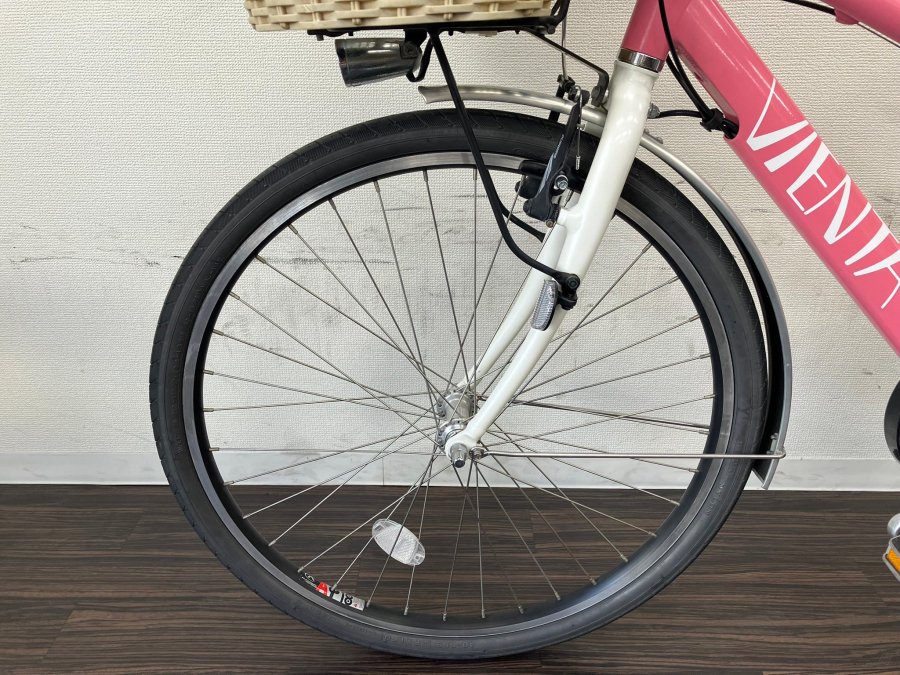 電動自転車 ヤマハ PAS VIENTA 26インチ ピンク 8.1ah 2012年頃 №4120 値下げしました！ 79800円 → 59800円  - 国産・中古電動自転車の販売なら MIZOCOOL（ミゾクール）