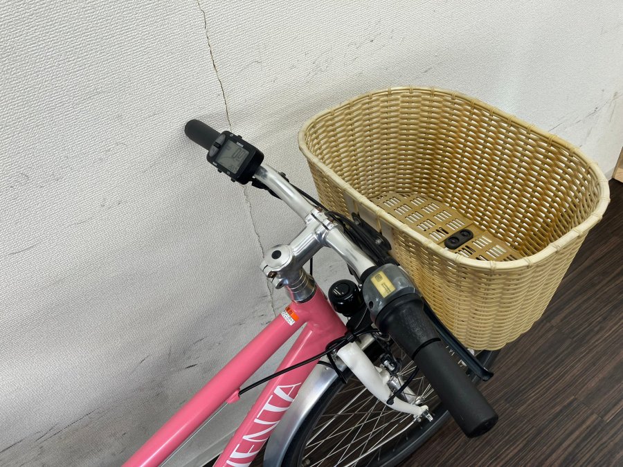 電動自転車 ヤマハ PAS VIENTA 26インチ ピンク 8.1ah 2012年頃 №4120 値下げしました！ 79800円 → 59800円  - 国産・中古電動自転車の販売なら MIZOCOOL（ミゾクール）