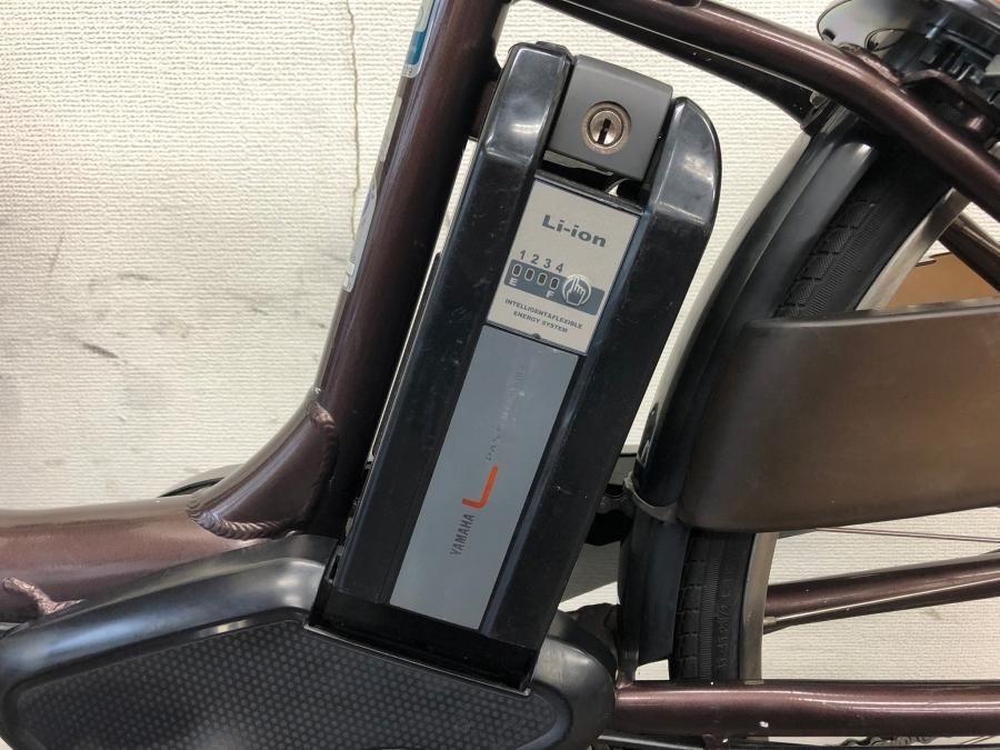 電動自転車 ヤマハ PAS Nature 26インチ ブラウン 8.1ah 2012