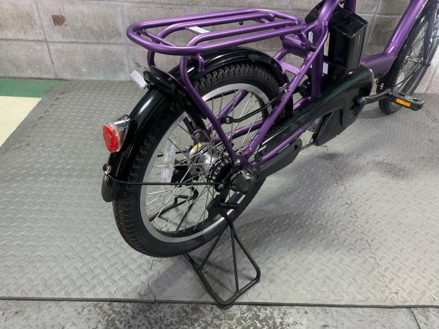 K2395 電動自転車ヤマハ パスキス 子供乗せ 20インチ 送料無料 パープル 電動自転車 ヤマハ PAS kiss 20インチ パープル 12.8ah 2014年頃
