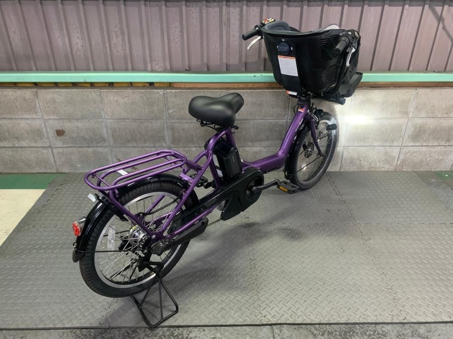 電動自転車 ヤマハ PAS kiss 20インチ パープル 12.8ah 2014年頃