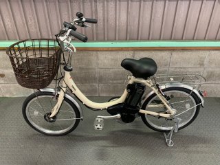 電動自転車　ヤマハ　PAS SION　20インチ　ホワイト　8.7ah　2017年頃　前後タイヤ新品　�2989