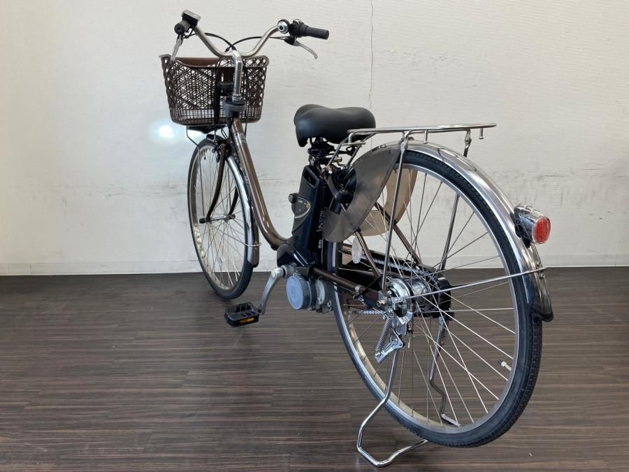 電動自転車　№6844 パナソニック　ビビDX 26インチ　タイヤ前後新品！ 電動自転車 パナソニック ビビDX 26インチ ファインブルー 12ah