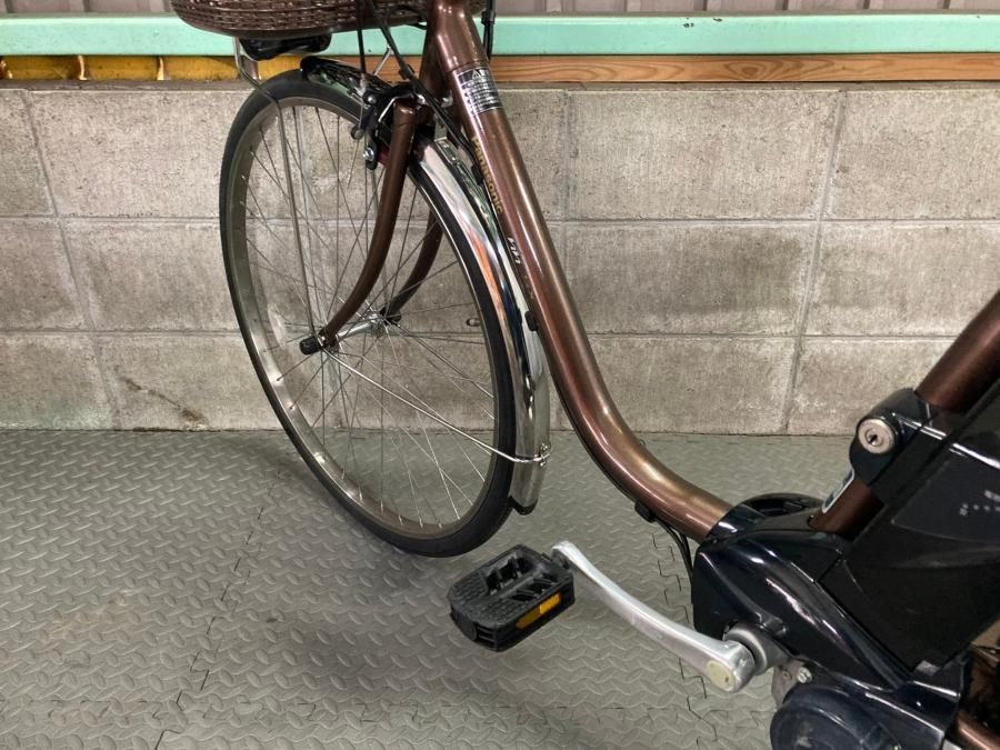 【19】電動自転車 Panasonic ビビSX ブラウン ビビ・EX パナソニック(Panasonic) 電動自転車・電動アシスト