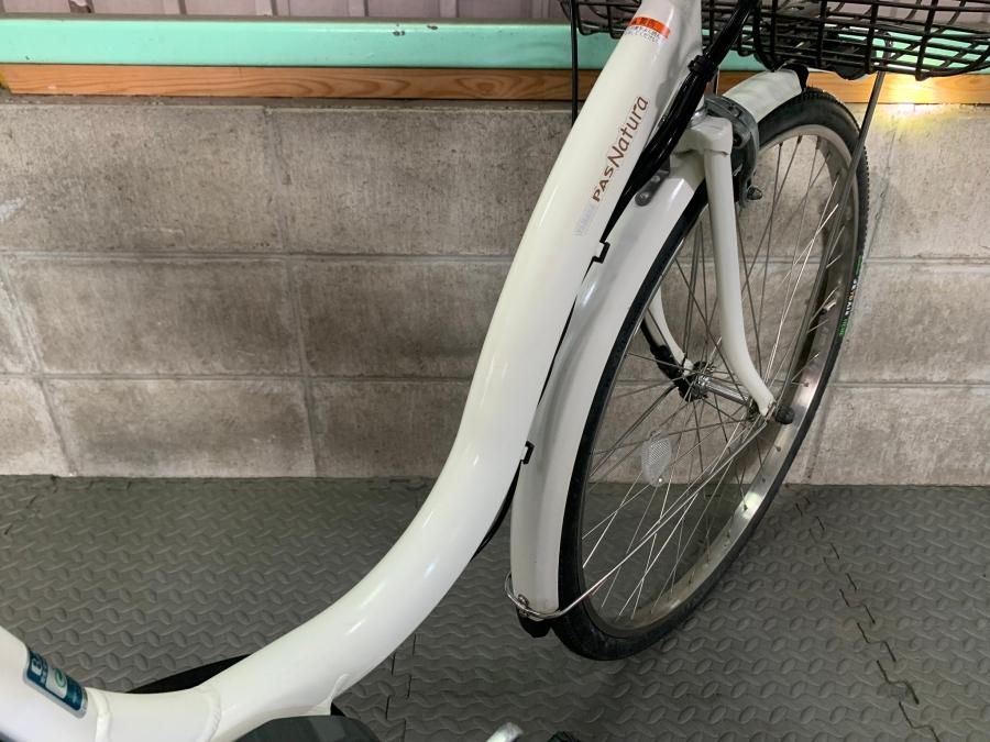 プレミアムタイプ】電動自転車 ヤマハ PAS Nature 26インチ 白