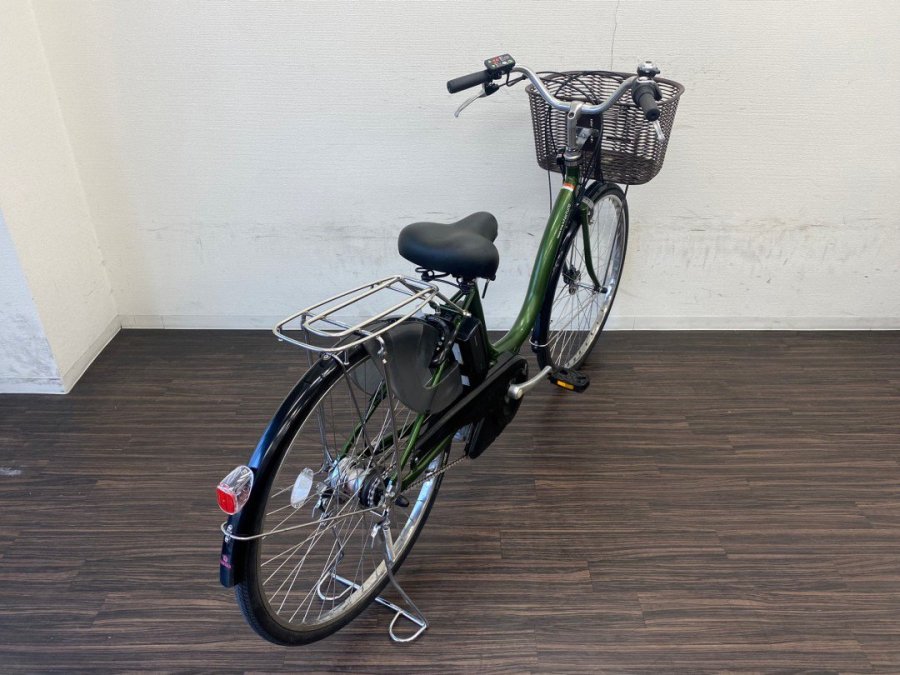 プレミアムタイプ】電動自転車 ヤマハ PAS Natura 26インチ グリーン 8.7ah 2014年頃 №4136 - 国産・中古電動自転車の販売なら  MIZOCOOL（ミゾクール）