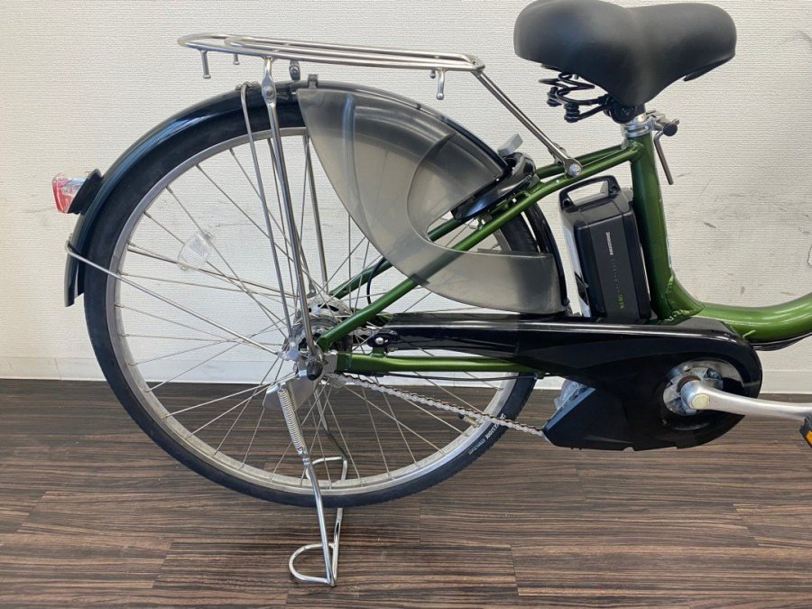 プレミアムタイプ】電動自転車 ヤマハ PAS Natura 26インチ グリーン 8.7ah 2014年頃 №4136 - 国産・中古電動自転車の販売なら  MIZOCOOL（ミゾクール）