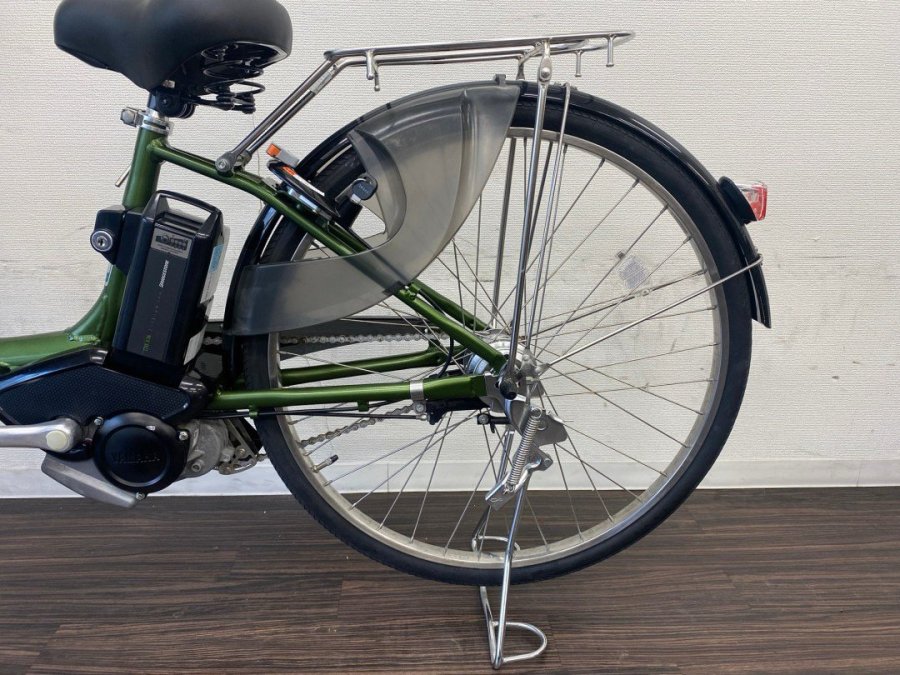 プレミアムタイプ】電動自転車 ヤマハ PAS Natura 26インチ グリーン 8.7ah 2014年頃 №4136 - 国産・中古電動自転車の販売なら  MIZOCOOL（ミゾクール）