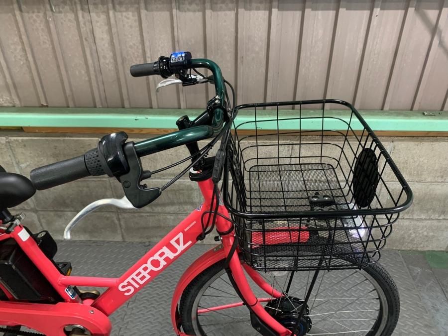 電動自転車 ブリヂストン STEPCRUZ 26インチ ピンク 2017年頃
