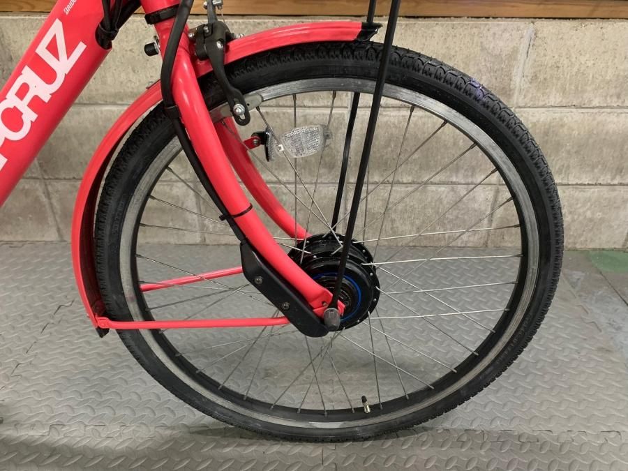 電動自転車 ブリヂストン STEPCRUZ 26インチ ピンク 2017年頃