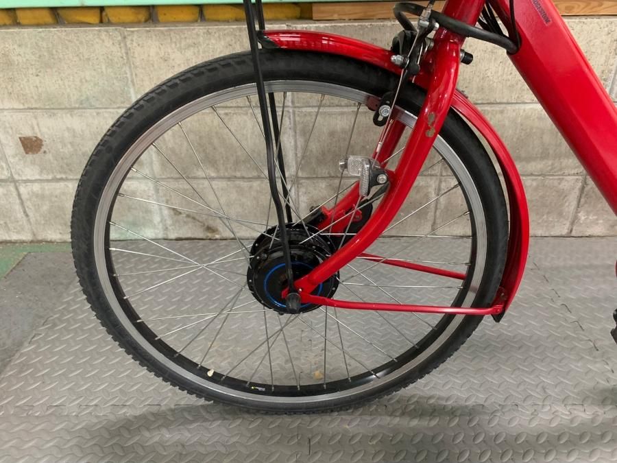 電動アシスト自転車 レッドSTEPCRUZ Amazon | 電動自転車 ブリヂストン(BRIDGESTONE) STEPCRUZ