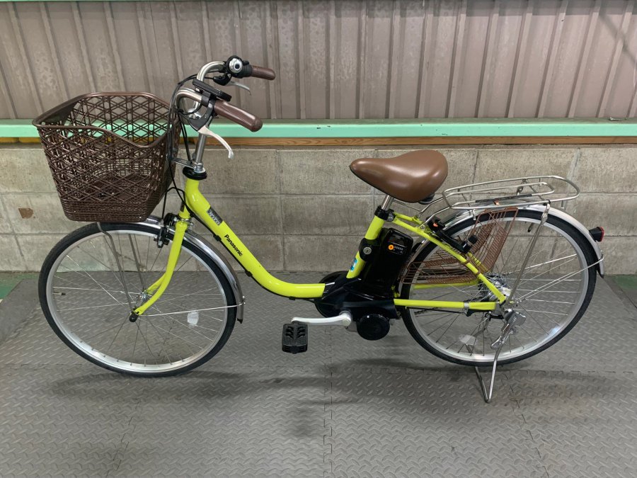 電動自転車 パナソニック ビビSX 24インチ ピスタチオ 12ah 2020年頃 №4740 - 国産・中古電動自転車の販売なら  MIZOCOOL（ミゾクール）