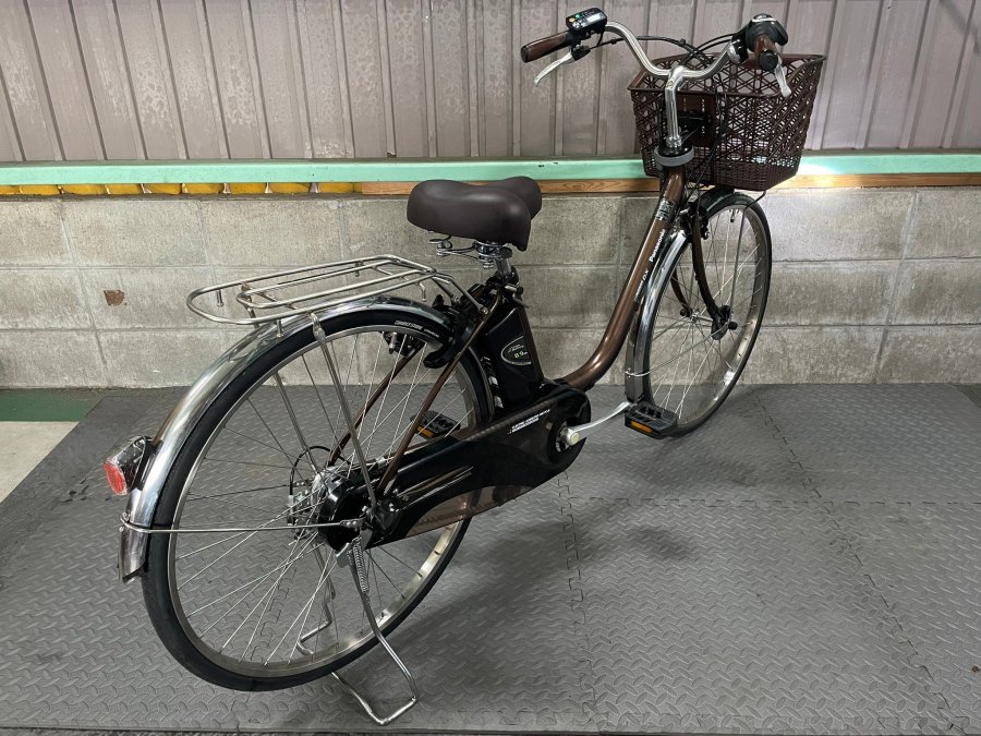 電動自転車 パナソニック ビビDX 26インチ ブラウン 8.9ah 2014年頃 №4847 - 国産・中古電動自転車の販売なら  MIZOCOOL（ミゾクール）