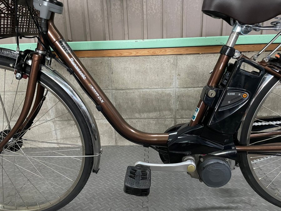 電動自転車 パナソニック ビビDX 26インチ ブラウン 8.9ah 2014年頃 №4847 - 国産・中古電動自転車の販売なら  MIZOCOOL（ミゾクール）