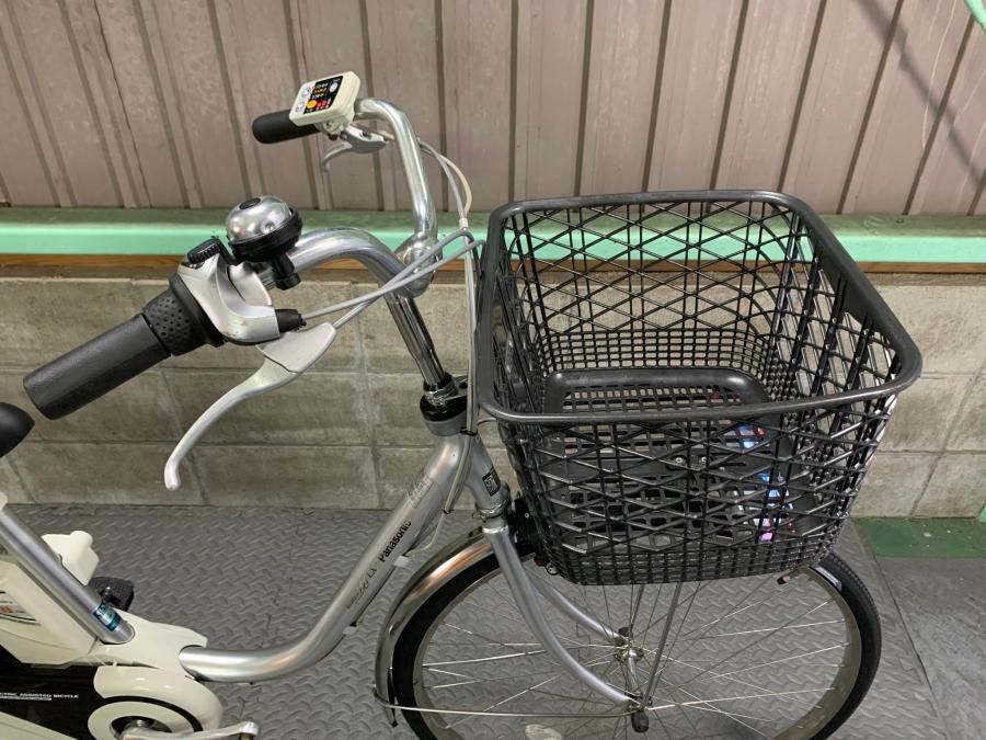 電動自転車 パナソニック リチウムビビDX 26インチ シルバー 6ah 2010年頃 №4626 - 国産・中古電動自転車の販売なら  MIZOCOOL（ミゾクール）