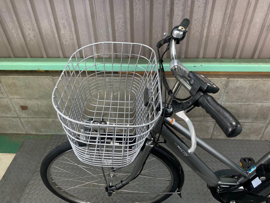 横浜在庫）電動自転車 ヤマハ PAS CITY 27インチ シルバー 8.7ah 2017年頃 №4444 - 国産・中古電動自転車の販売なら  MIZOCOOL（ミゾクール）