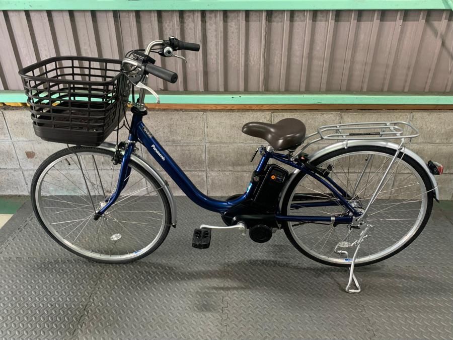 Panasonicパナソニック電動アシスト自転車26インチ16A h ブルー 楽天市場】店頭受取限定 電動自転車 パナソニック ビビDX26 26