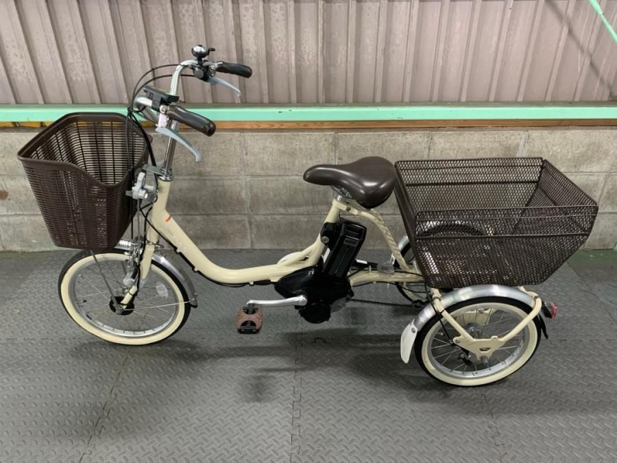 送料無料条件付き　YAMAHA PAS 電動アシスト自転車三輪車(18/16型) 楽天市場】電動自転車 三輪車 ヤマハ PAS ワゴン（パス ワゴン