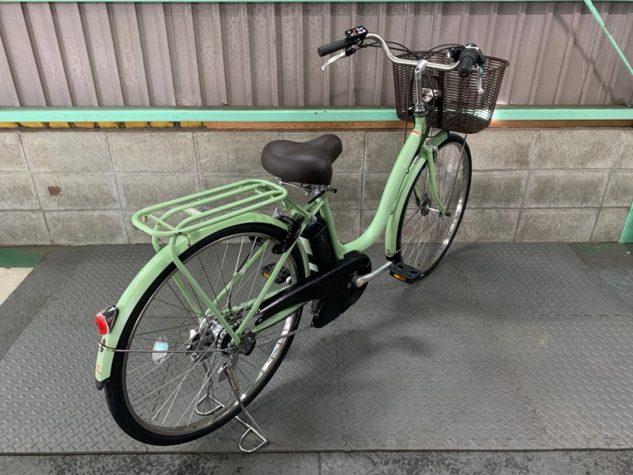 神戸在庫）電動自転車 ヤマハ PAS ナチュラ グリーン 26インチ デジタル No.6034 - 国産・中古電動自転車の販売なら  MIZOCOOL（ミゾクール）