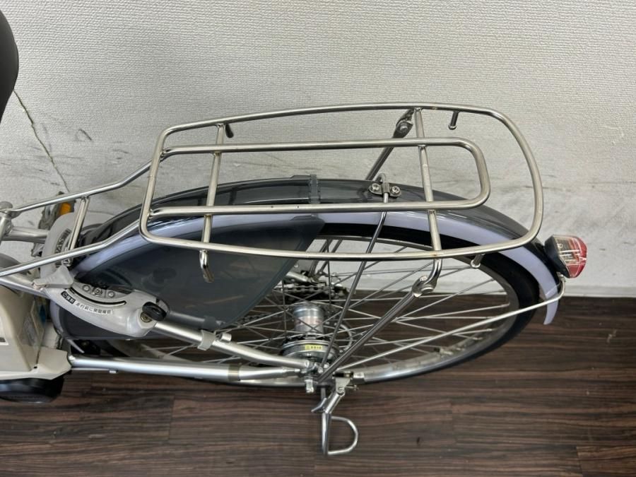 横浜在庫）電動自転車 ヤマハ PASリチウム シルバー 26インチ No
