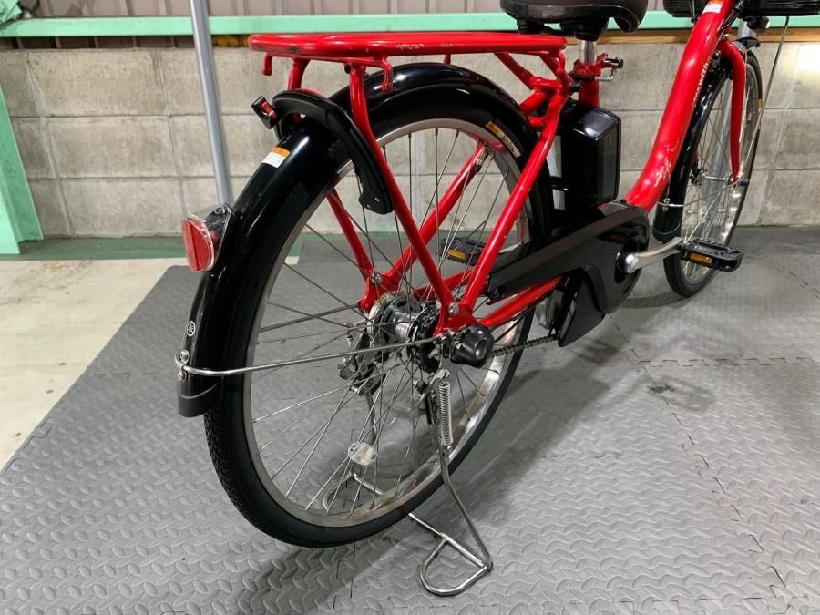 神戸在庫）電動自転車 ヤマハ PAS With パスウィズ 赤 24インチ