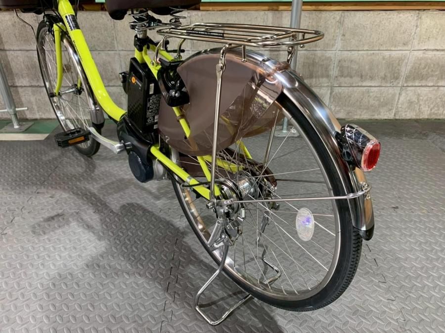 電動自転車　パナソニック　ビビDX 24インチ イエロー　№8126 神戸在庫）電動自転車 パナソニック ViVi DX ビビ デラックス 24