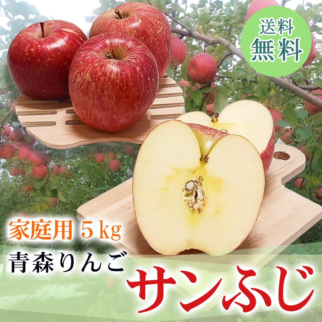 ご家庭用】青森県産 サンふじ 5kg 〇2023年受付終了〇 - ユートリー