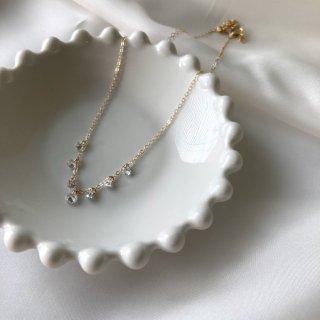 short crystal necklace(14kgf)