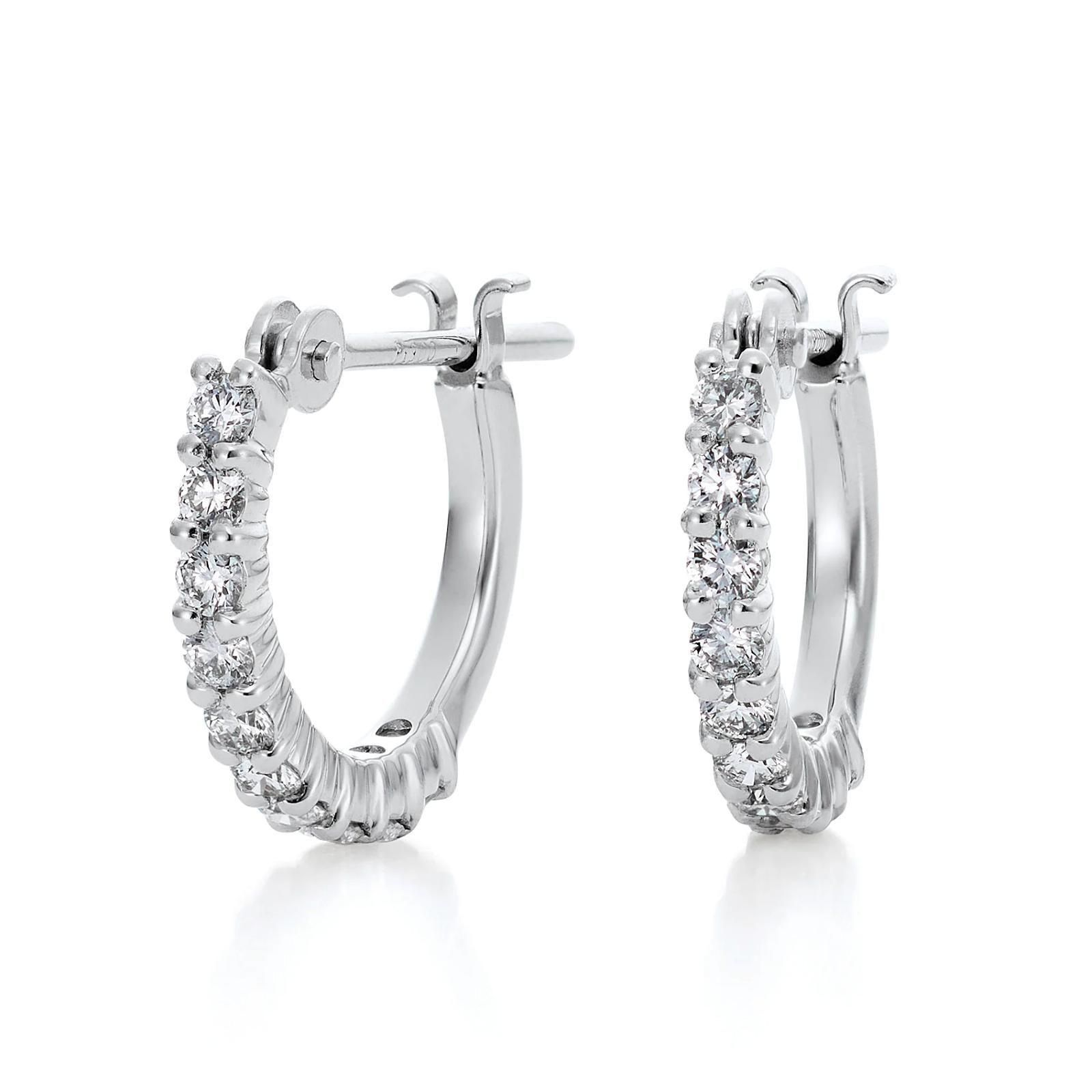  Asscher プラチナ ダイヤモンド フープピアス エーデル プラチナ フープピアス | ROYAL ASSCHER - プリベ石川