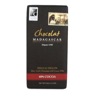 ショコラマダガスカル ダークチョコレート68% カカオニブ入り