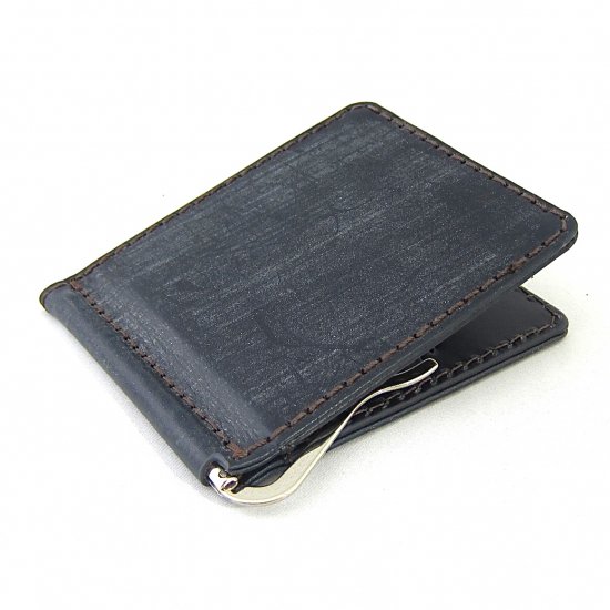 マネークリップ 財布 カードケース メンズ 薄い 本革 ブライドルレザー | 革小物のDUCT STORE(ダクトストア)