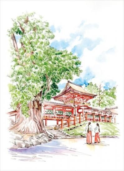 水彩画「春日和」 水彩画「春日和」 春日 ーはるひー | リベラコレクション